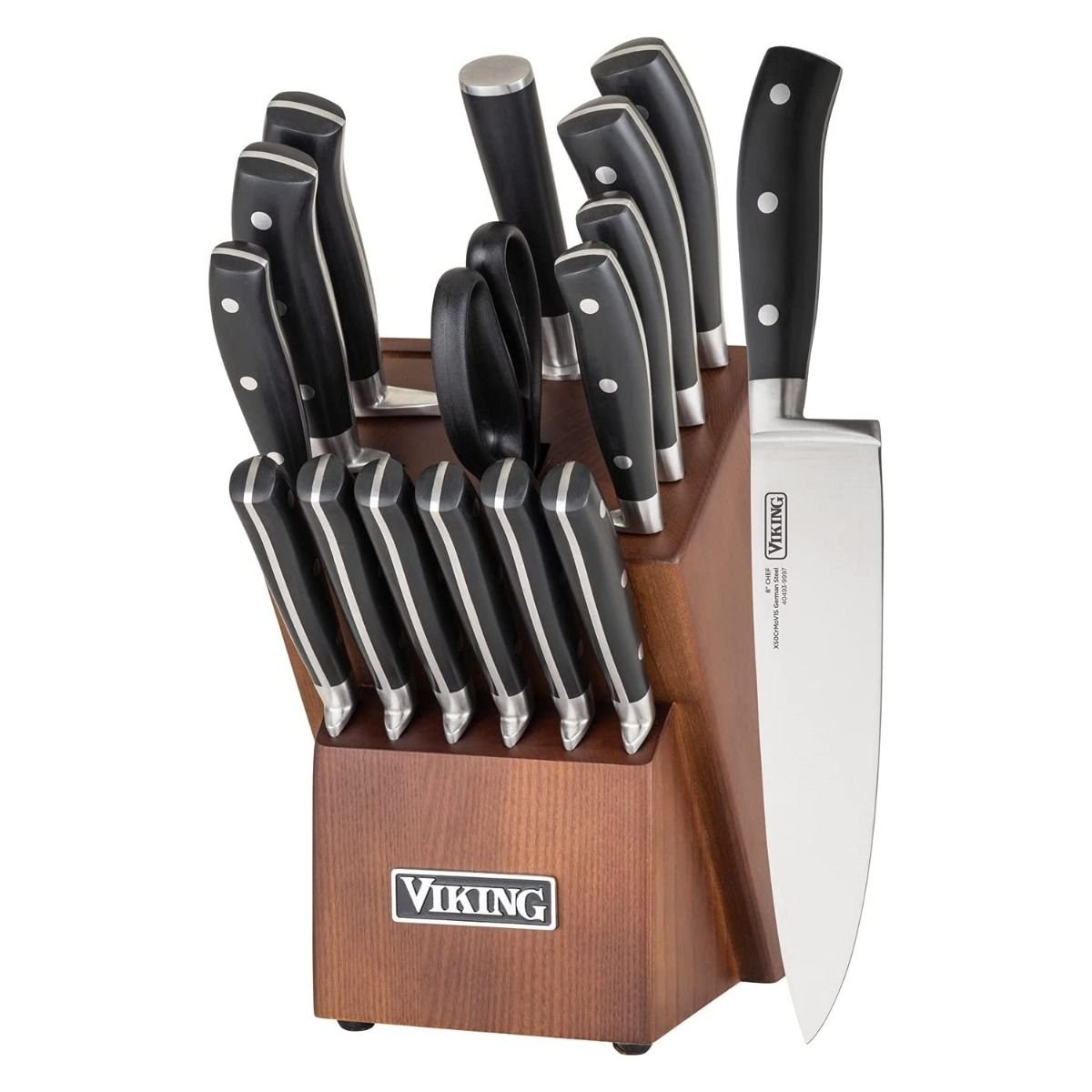 Viking 6-Piece German Steel Hollow Handle Cutlery Set with Sleeves, Br –  Viking Culinary Products