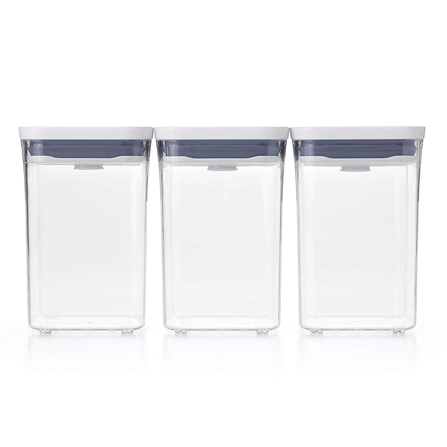 OXO Good Grips POP Container, Three-piece Rectangle Set with Scoop