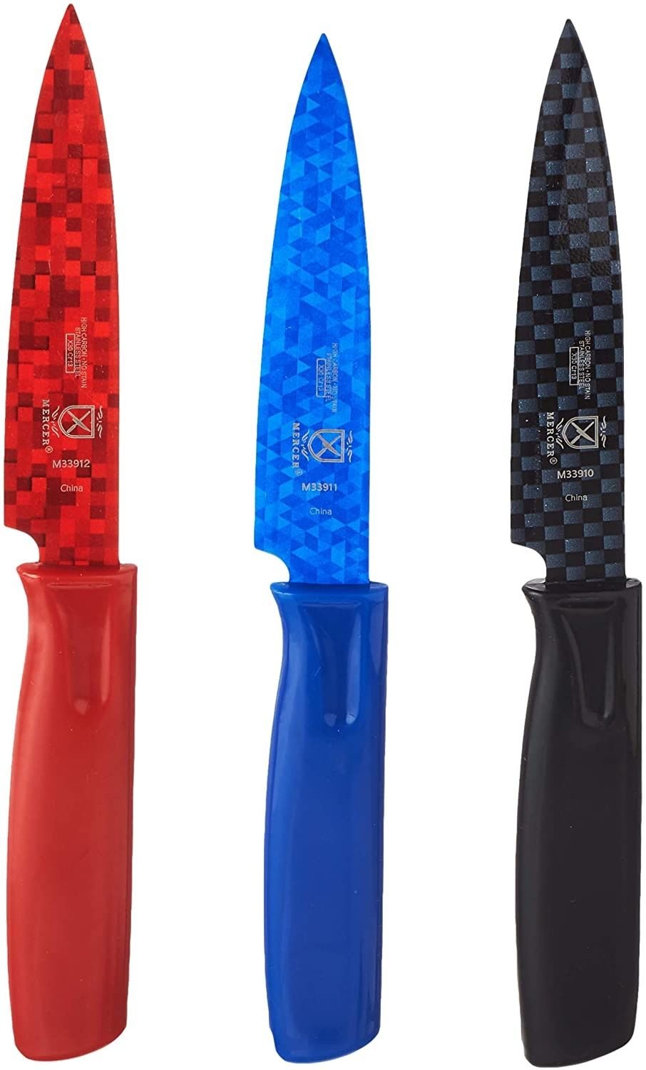 Mercer Culinary M33911B 4 High Carbon Paring Knife - Blue