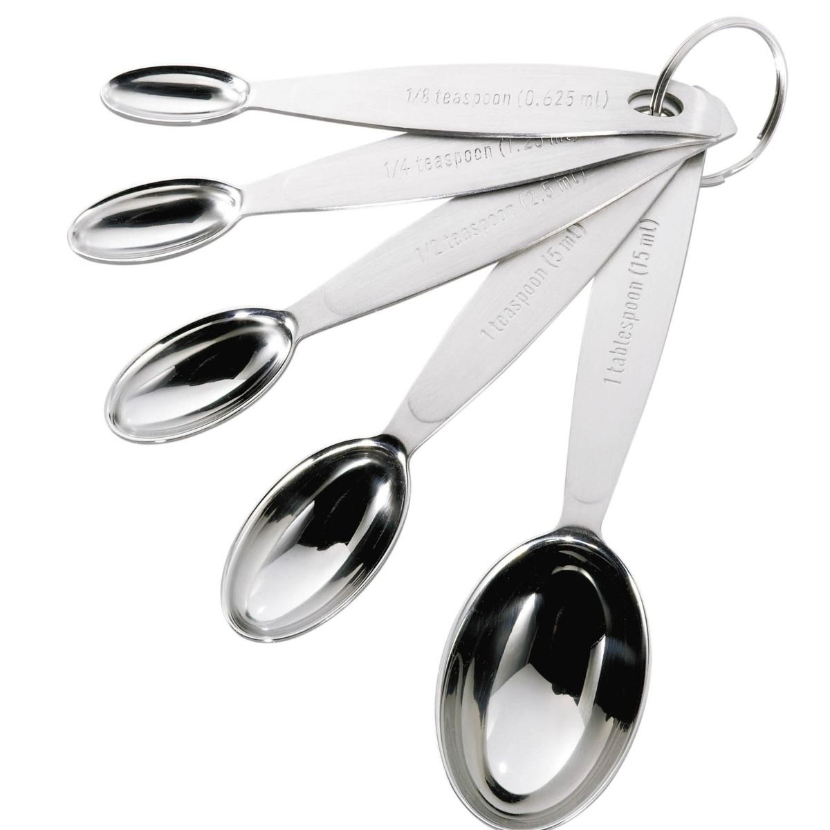 Cuisipro Stainless Steel Measuring Spoons | 5-Piece Set