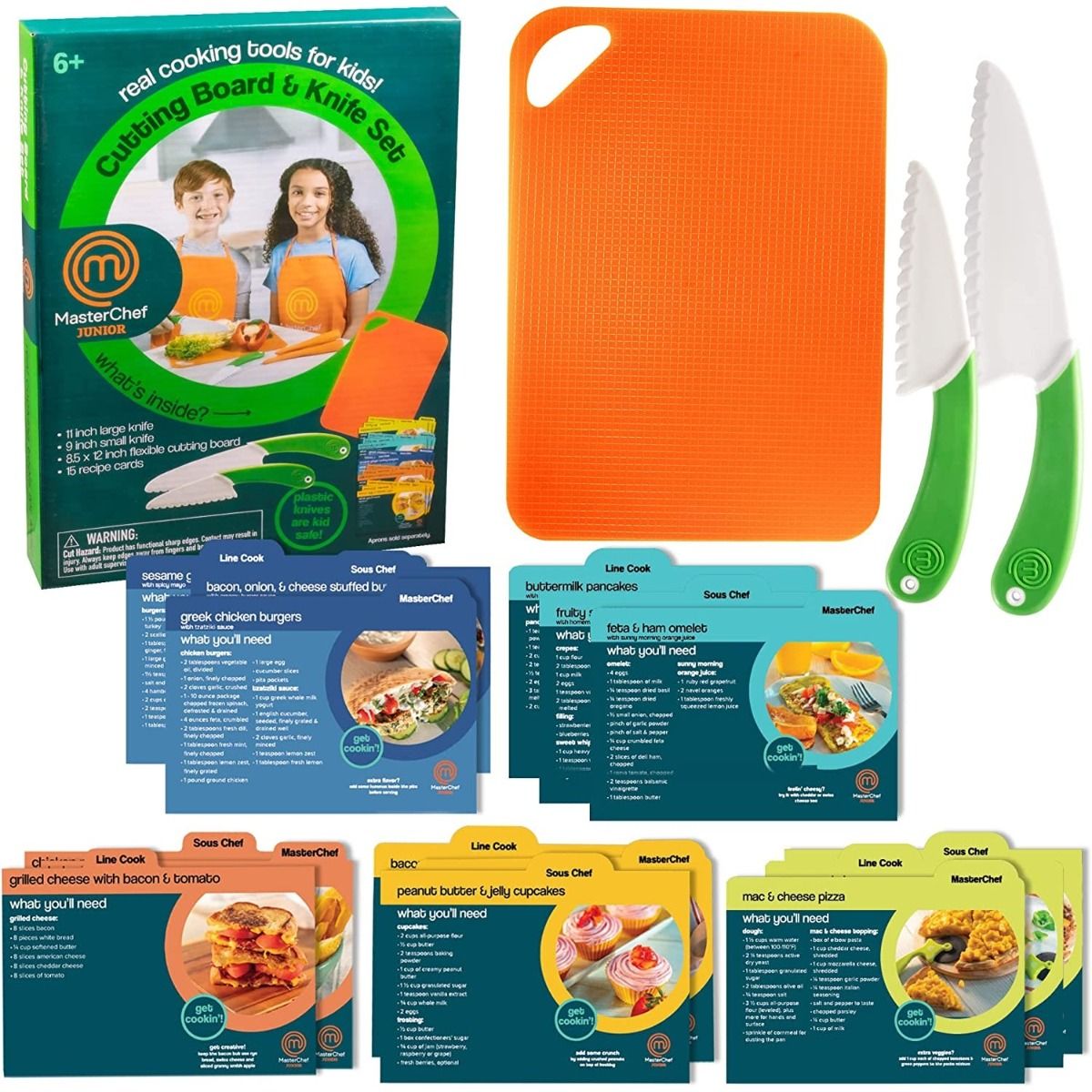  MasterChef Junior Breakfast Cooking Set - 6 Pc Kit