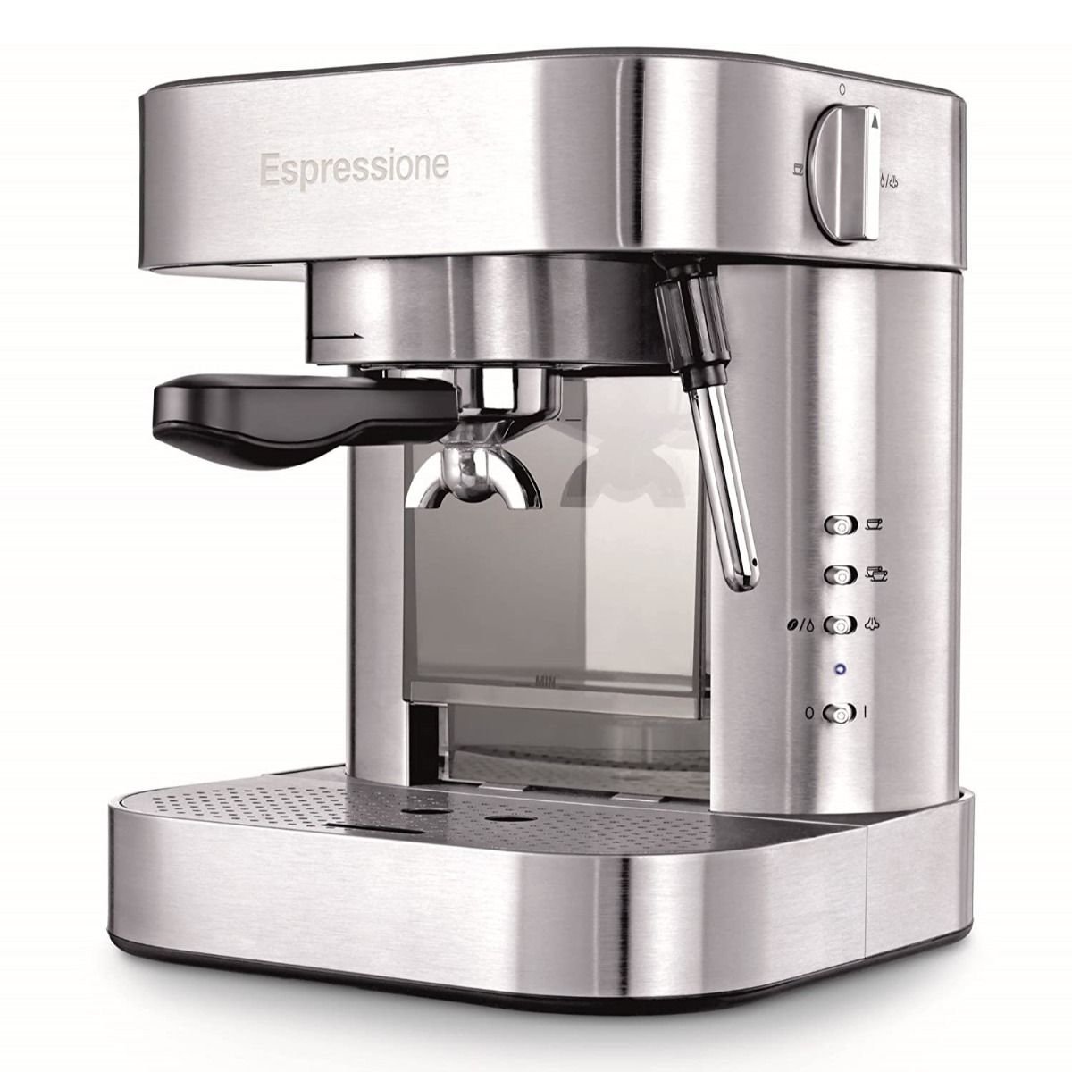 All-In-One Espresso Machine with Milk Steamer - 10 Pc Set, 1250W