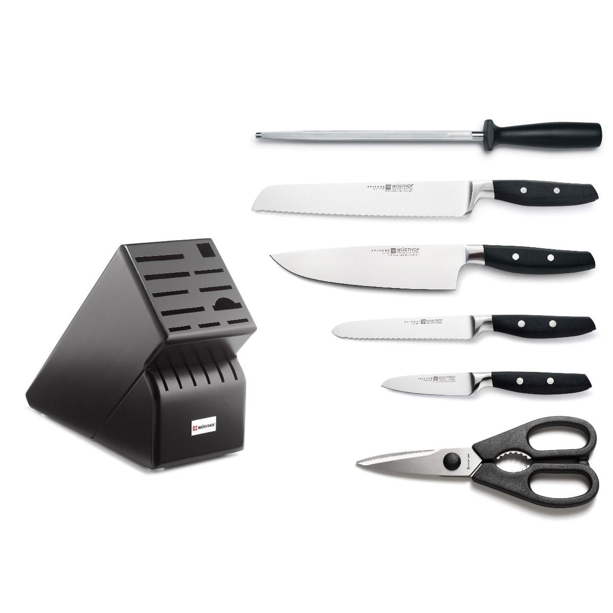 Wusthof Performer Knife Set - 6 Piece with Block