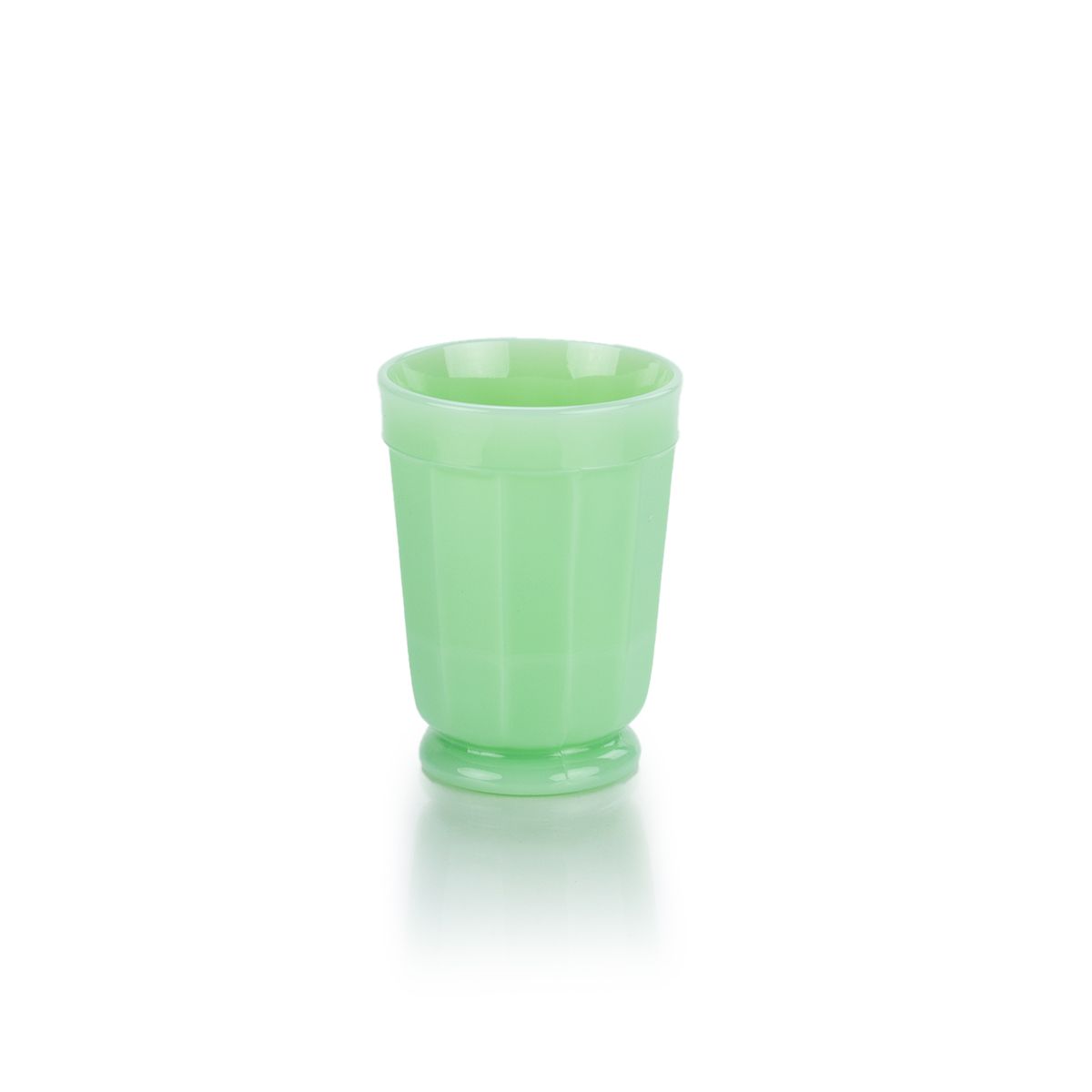 Mosser Glass Set of Two 9 oz Mugs - Jadeite