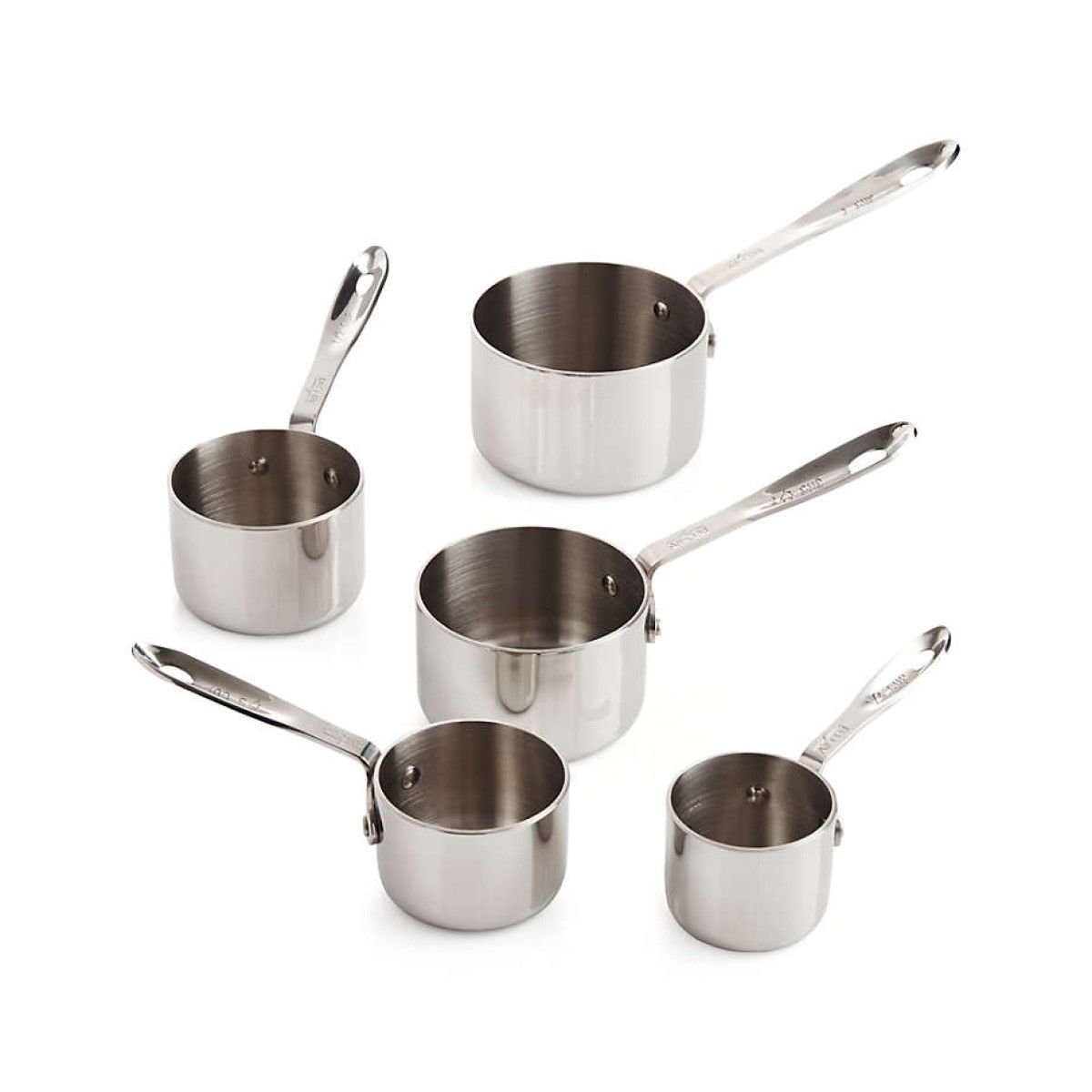 All-Clad Stainless-Steel 8 pc. Standard-Size Measuring Cup & Spoon Combo  Set - City Steading Brews