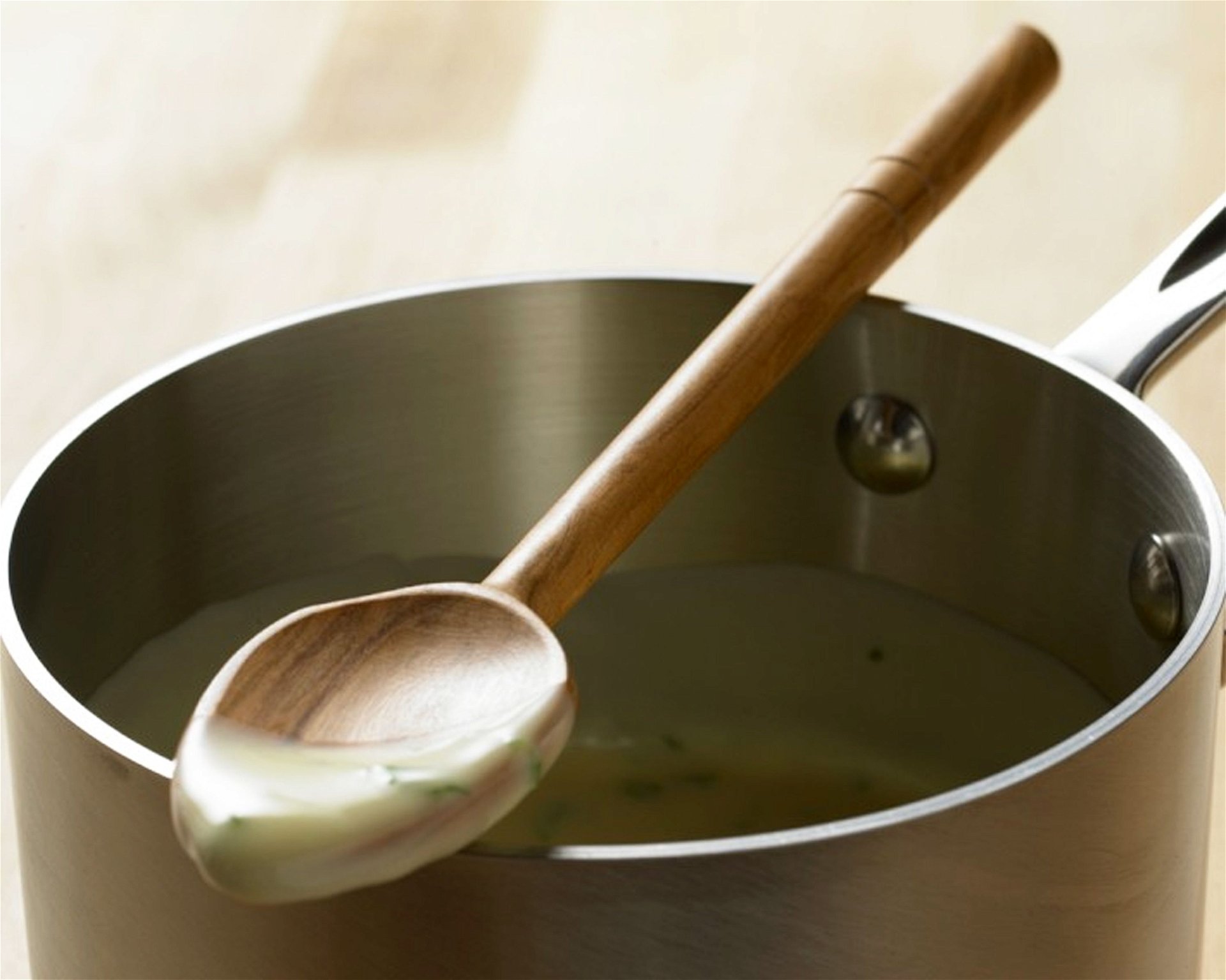 Wild Olive Wood Soup Ladle
