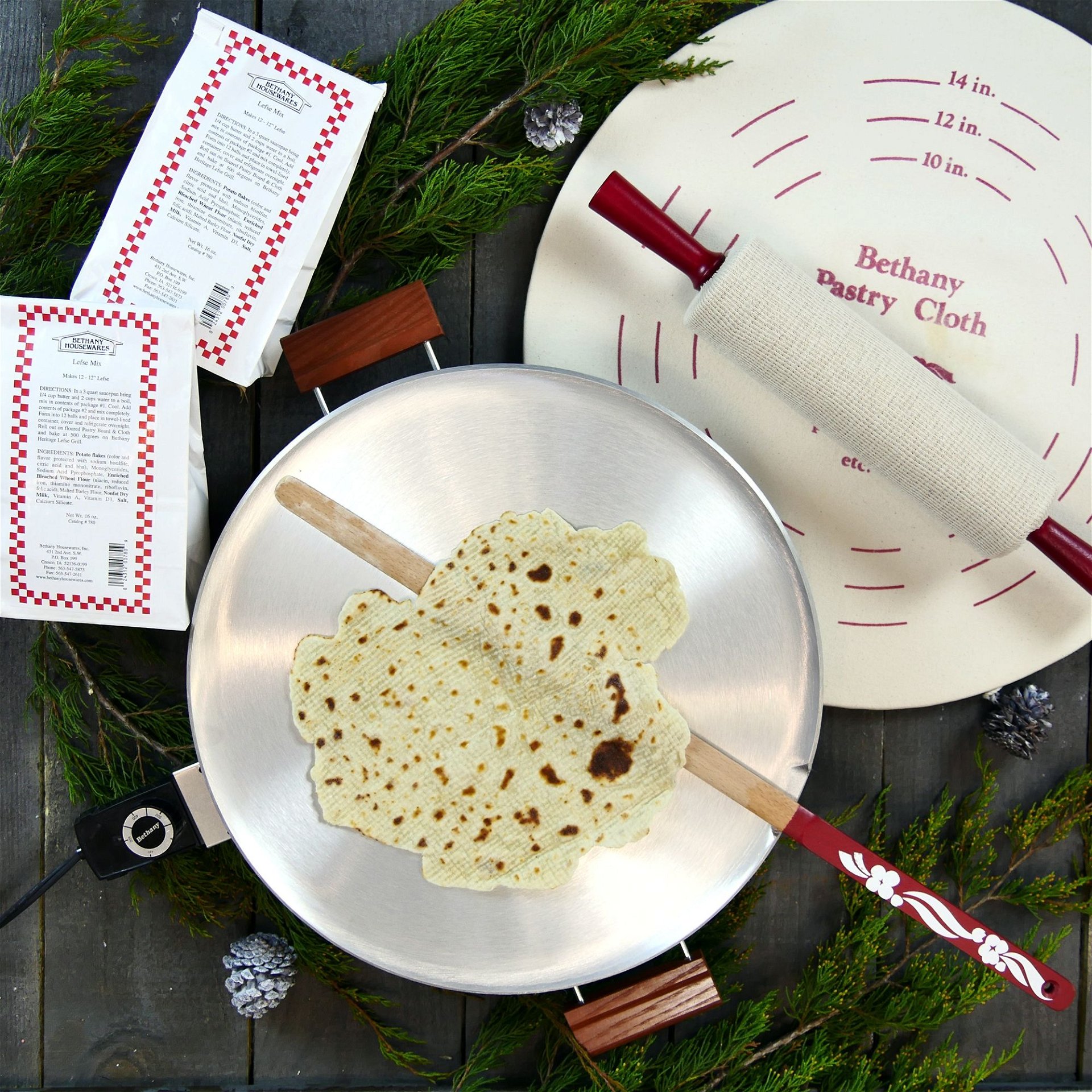Lefse Bread Kit with 16