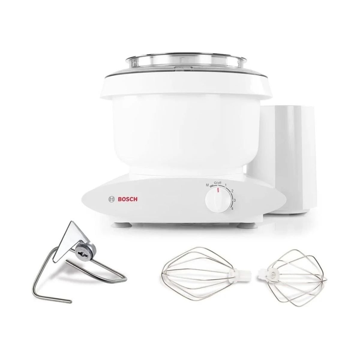 White Bosch Universal Plus Mixer with Baker's Pack - 825225854465