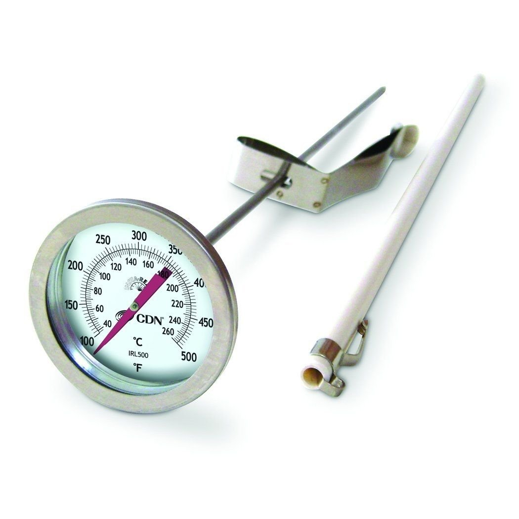 12 Deep Turkey Frying Thermometer with 2 Dial and Extra Long