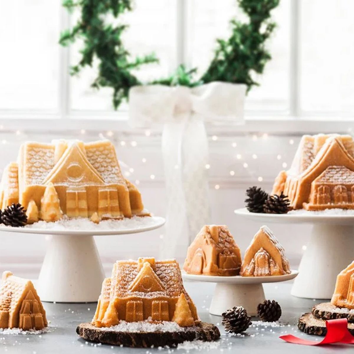 Christmas Village Cake Pan Set | Nordic Ware | Everything Kitchens