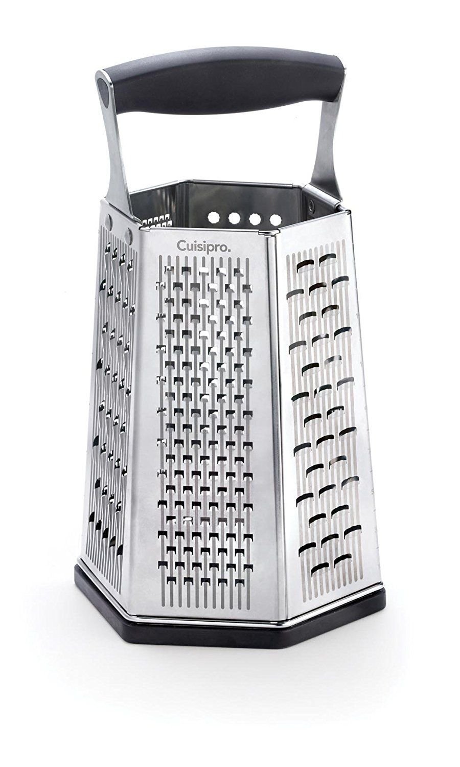 OXO Cheese Grater Good Grips Box Grater Four Sided + Catch Container