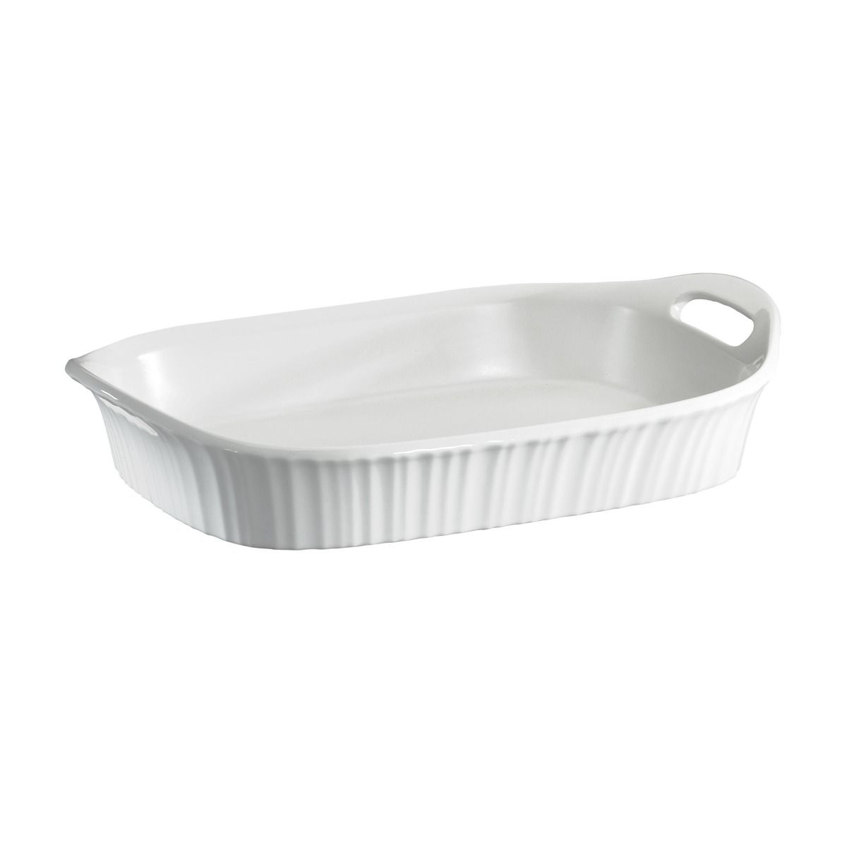 3-Quart Oblong Casserole French White CorningWare Everything - Main Image