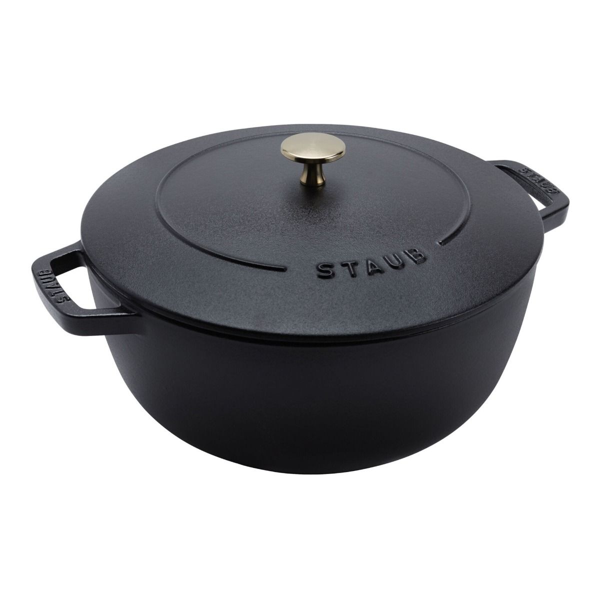 Cast Iron 5.25 Qt. Essential French Oven (Matte Black) | Staub