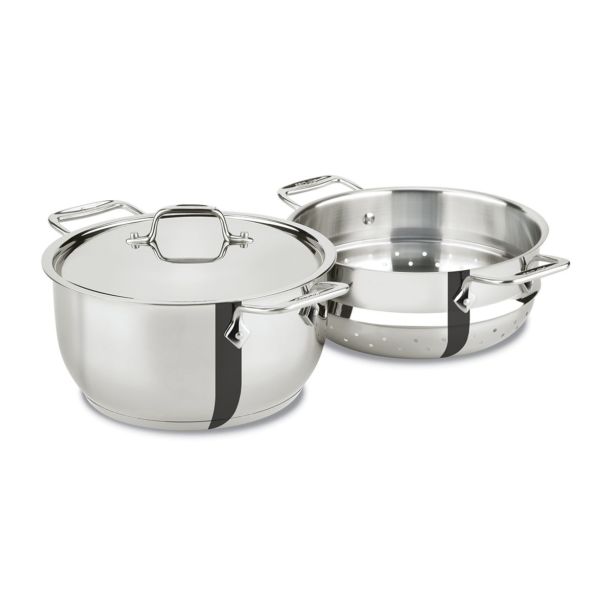 All-Clad Stainless 12 qt. Multi Cooker with Steamer Basket - Kitchen &  Company