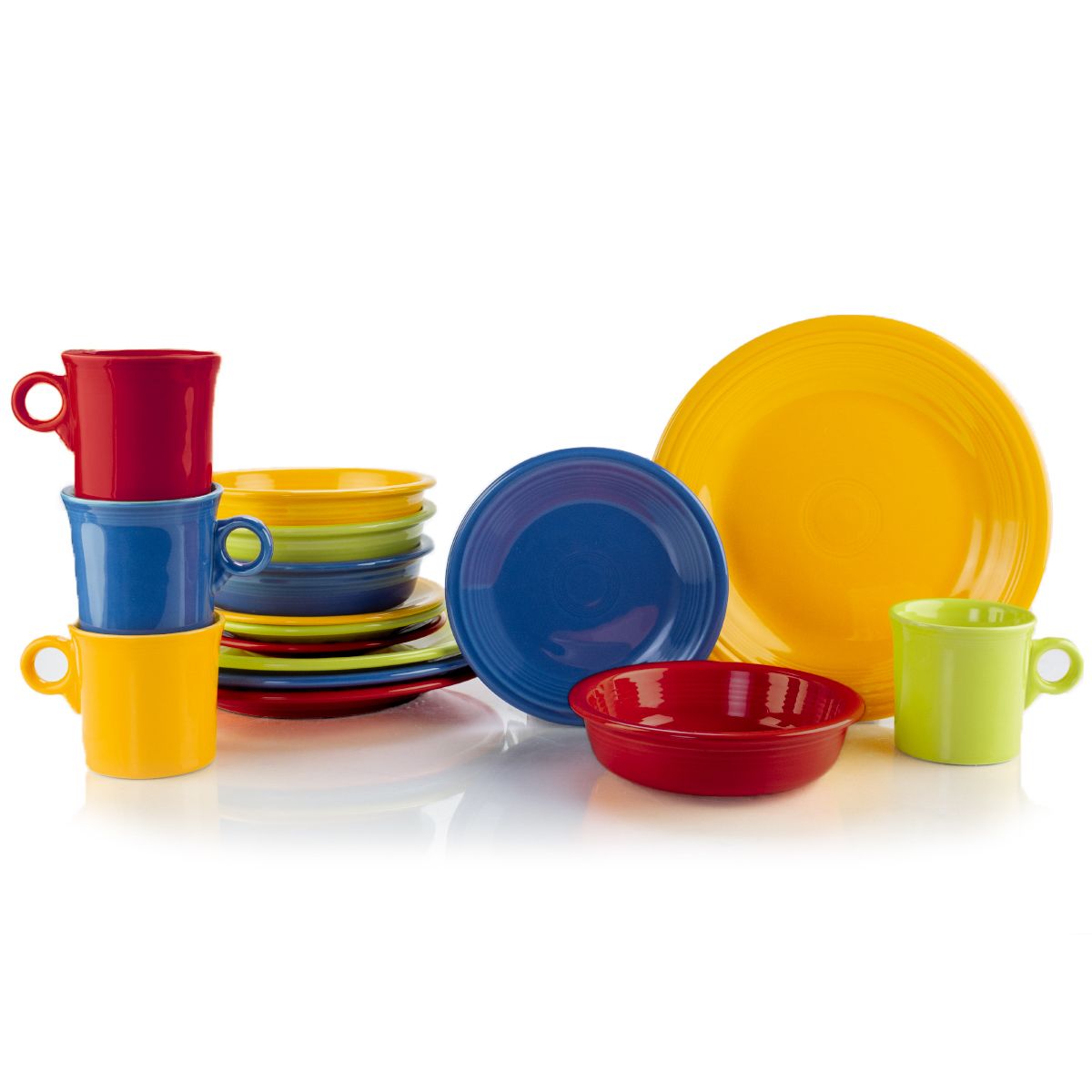 16-Piece Classic Dinnerware Set (Bright) Fiesta® Everything
