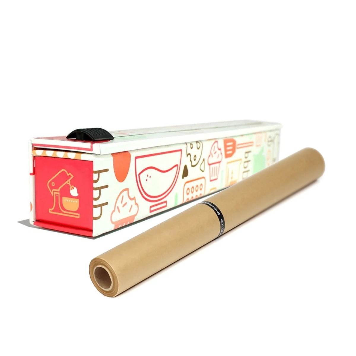 ChicWrap Parchment Paper Dispenser + Refill Roll | Baker's Tools