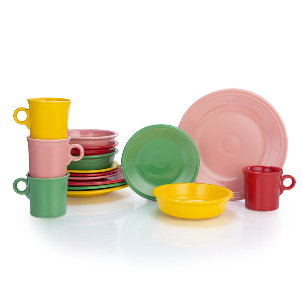 16-Piece Classic Dinnerware Set (Strawberry Fields) | Fiesta
