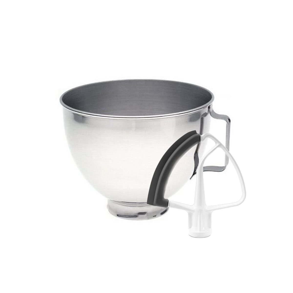  KitchenAid K5THSBP Tilt-Head Mixer Bowl with Handle, Polished Stainless  Steel, Polished Stainless Steel, 5-Quart: Mixer Accessories: Home & Kitchen