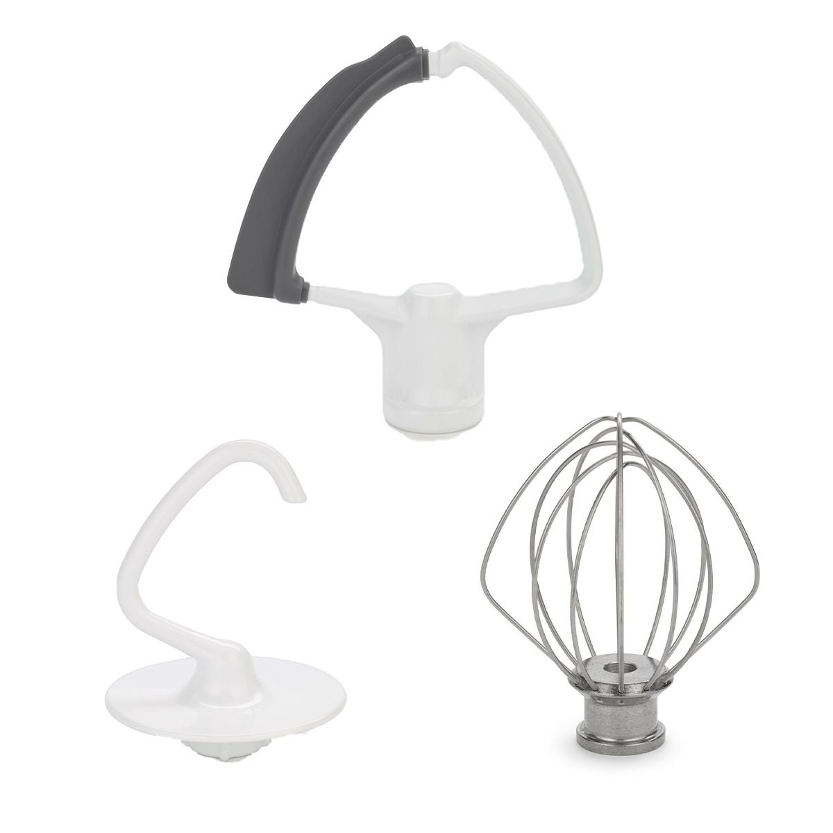Stainless Steel 6-Wire Whip Attachment for KitchenAid 3.5 Quart Tilt-Head  Stand Mixer KSM3311 and KSM3316, Heavy Duty, Dishwasher Safe, 3.5-Qt Whisk