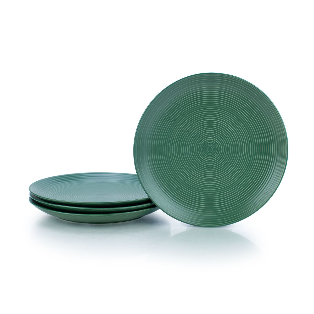 Touch of Color Dinner Plate, Square, 9 inch, Emerald Green, 18 Ct