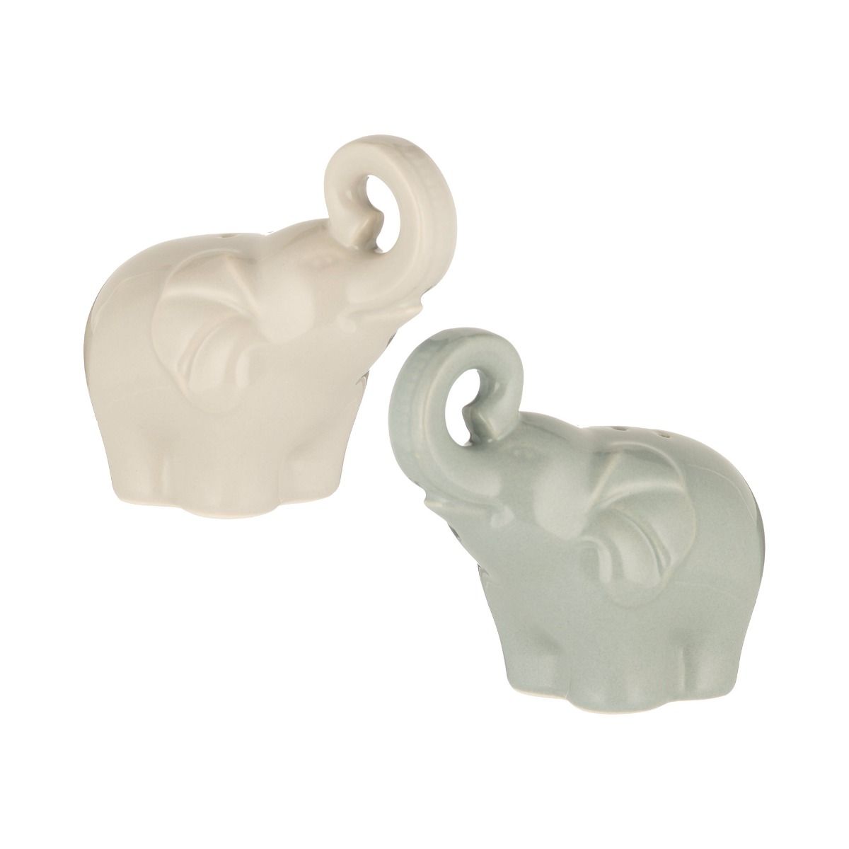 Bia Cordon Bleu Elephant Salt & Pepper Shakers, White