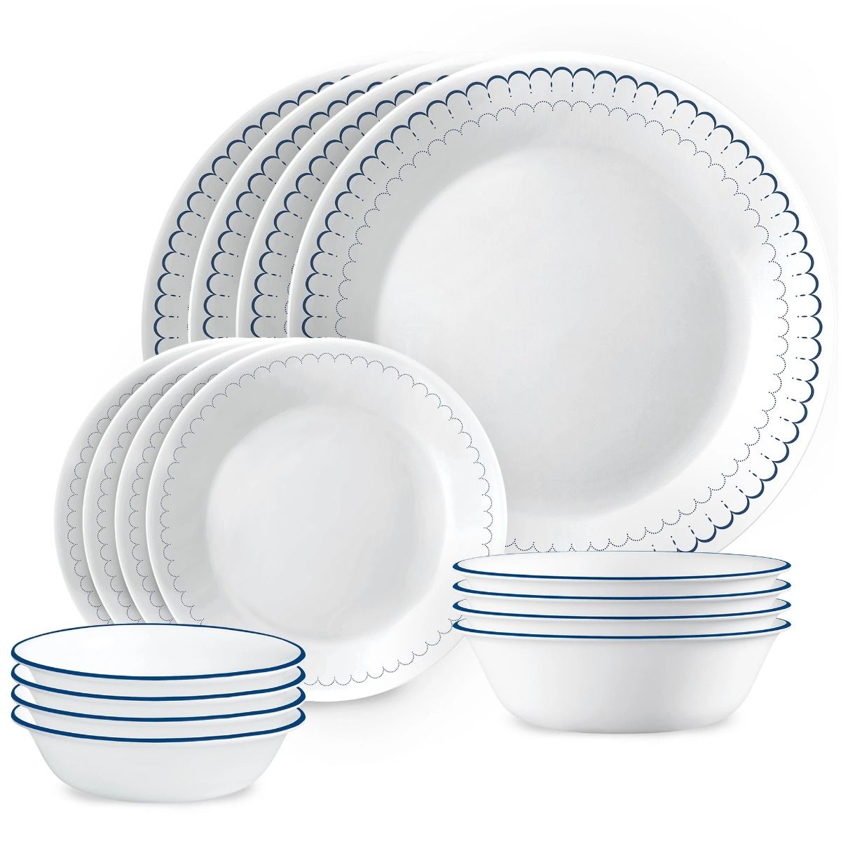 16 Piece Dinnerware Set Caspian Corelle Everything Kitchens