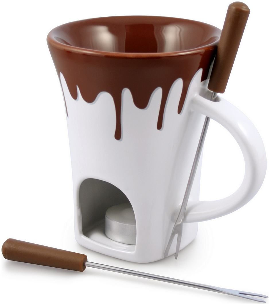 Nostalgia Chocolate Fondue Mug Set - 3 PC | Swissmar | Everything