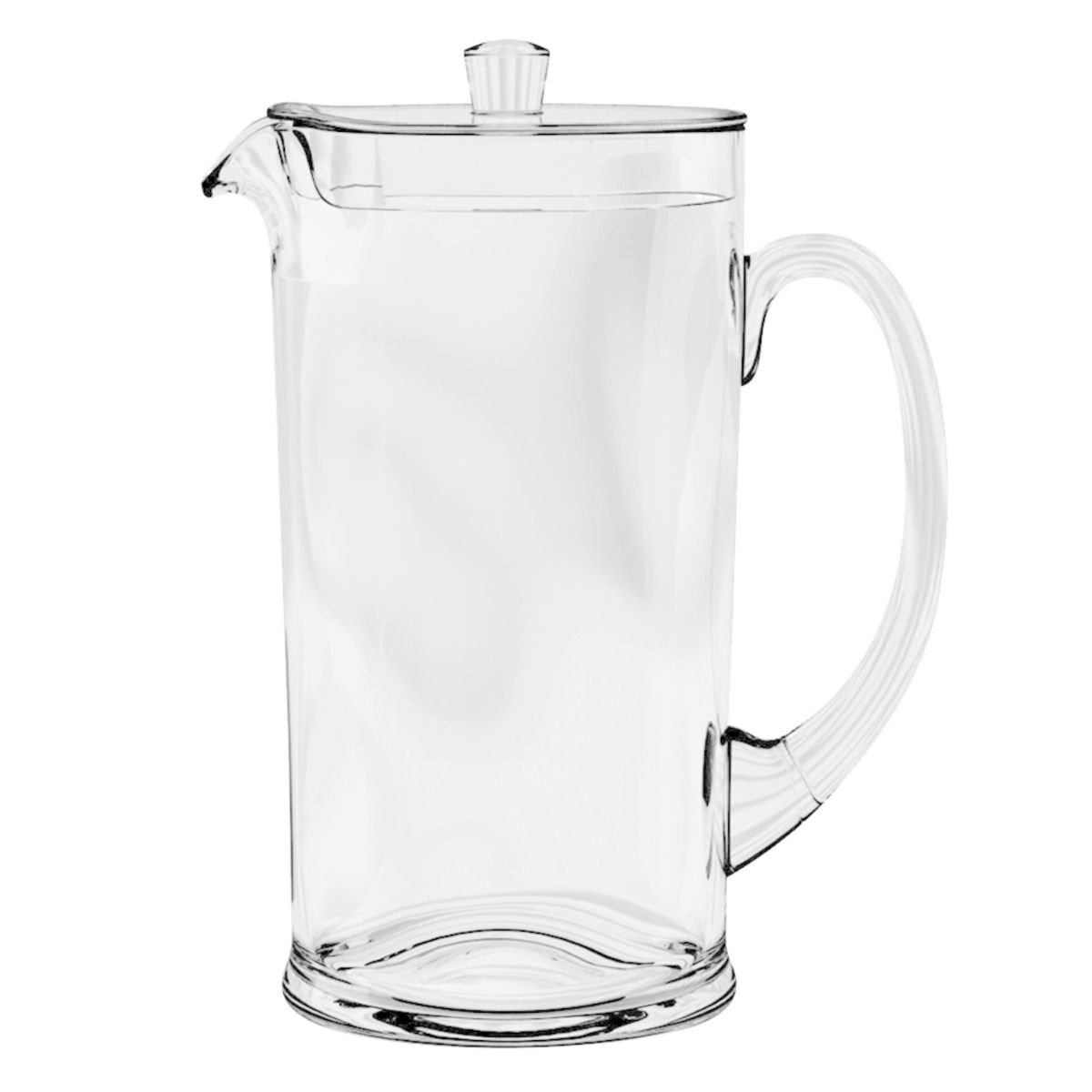 Clear Acrylic Pitcher with Lid