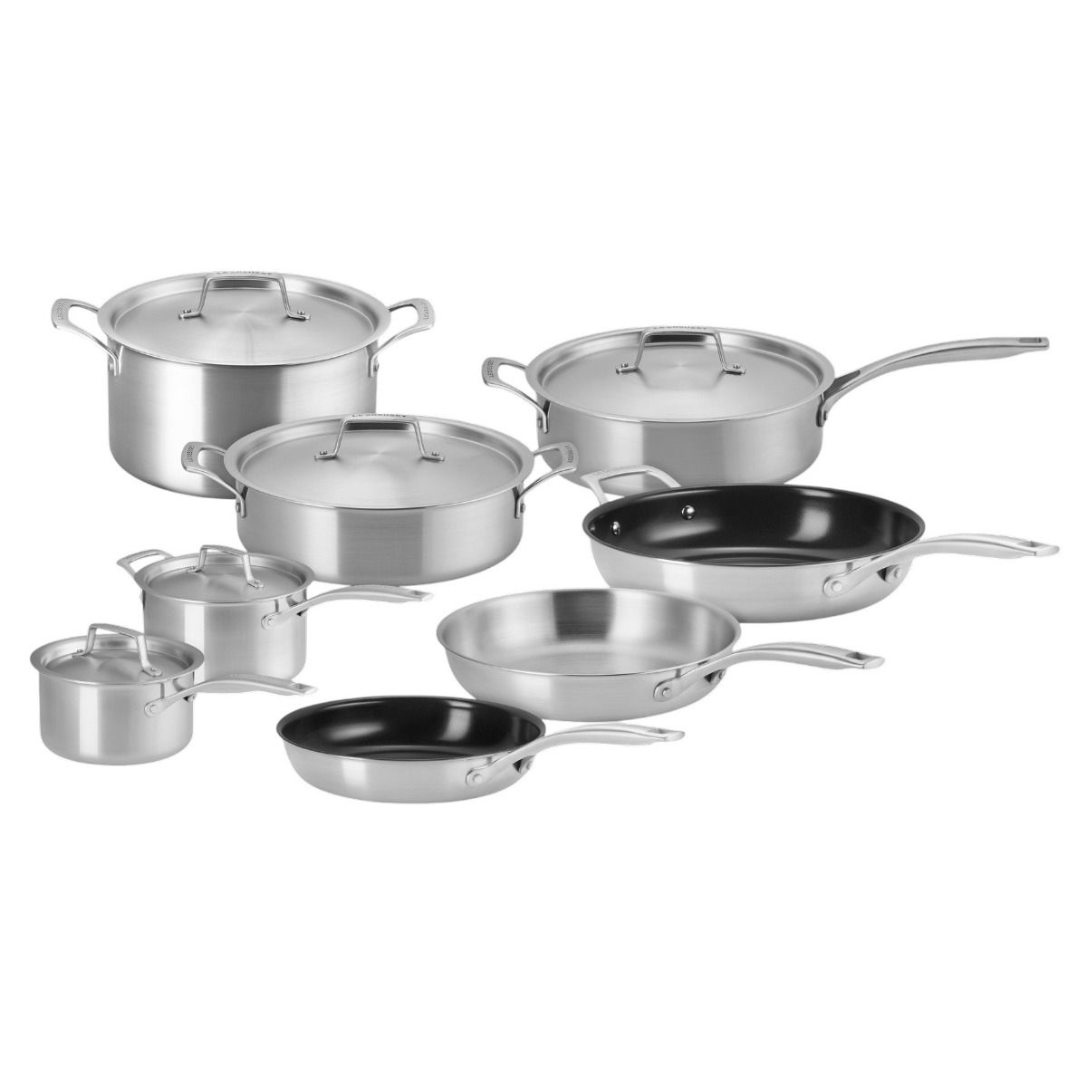 Essential Stainless Steel 13-Piece Cookware Set | Le Creuset