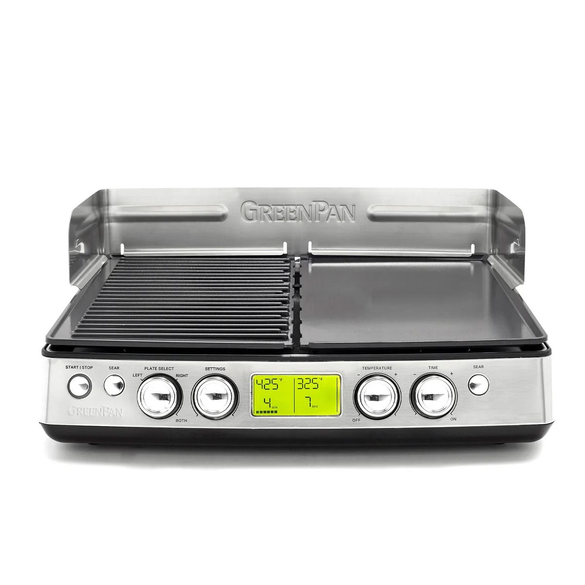 Elite Extra Large Smoke-Less Grill & Griddle (Stainless Steel