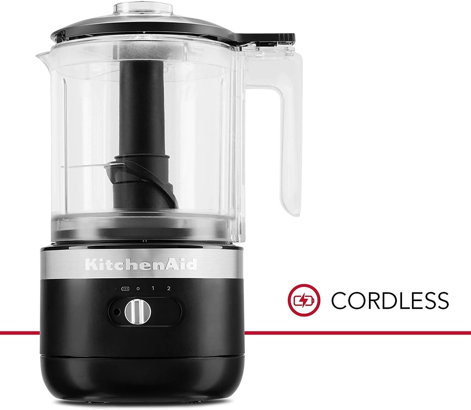 Black Matte Cordless Small Appliances Set (Hand Mixer, Hand Blender & Food  Chopper), KitchenAid