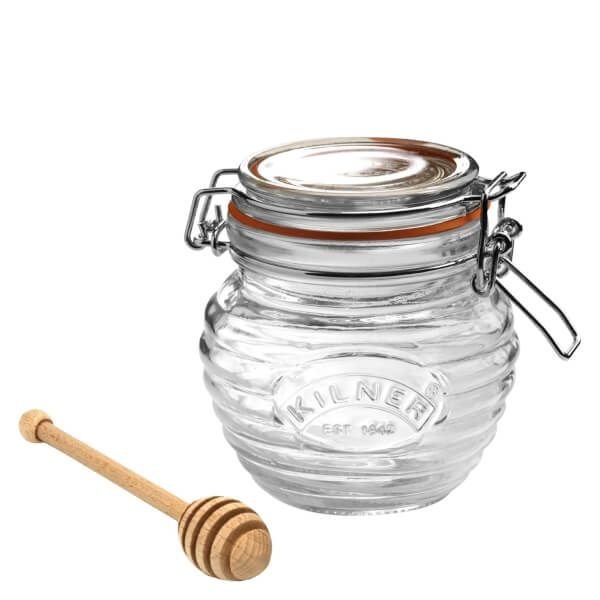 Diamond-glass Bottle Oil Pot Stand Holder Kitchen Tool Honey Jar Container  Gift