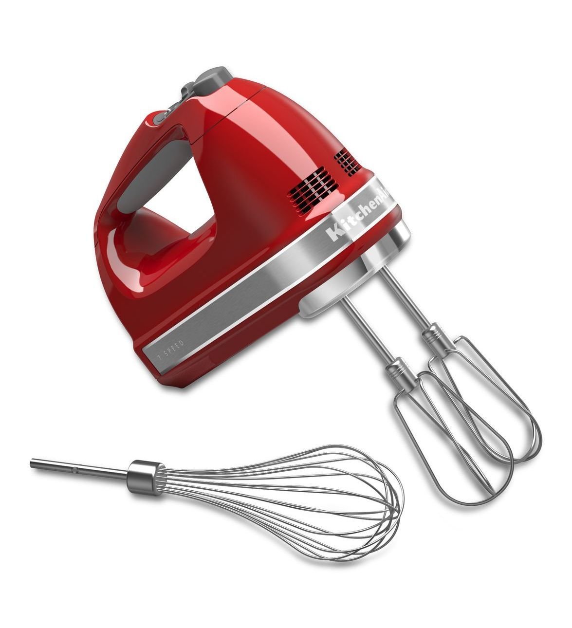 KitchenAid Ultra 5-Speed Ultra Power Electric Hand Mixer - Empire Red