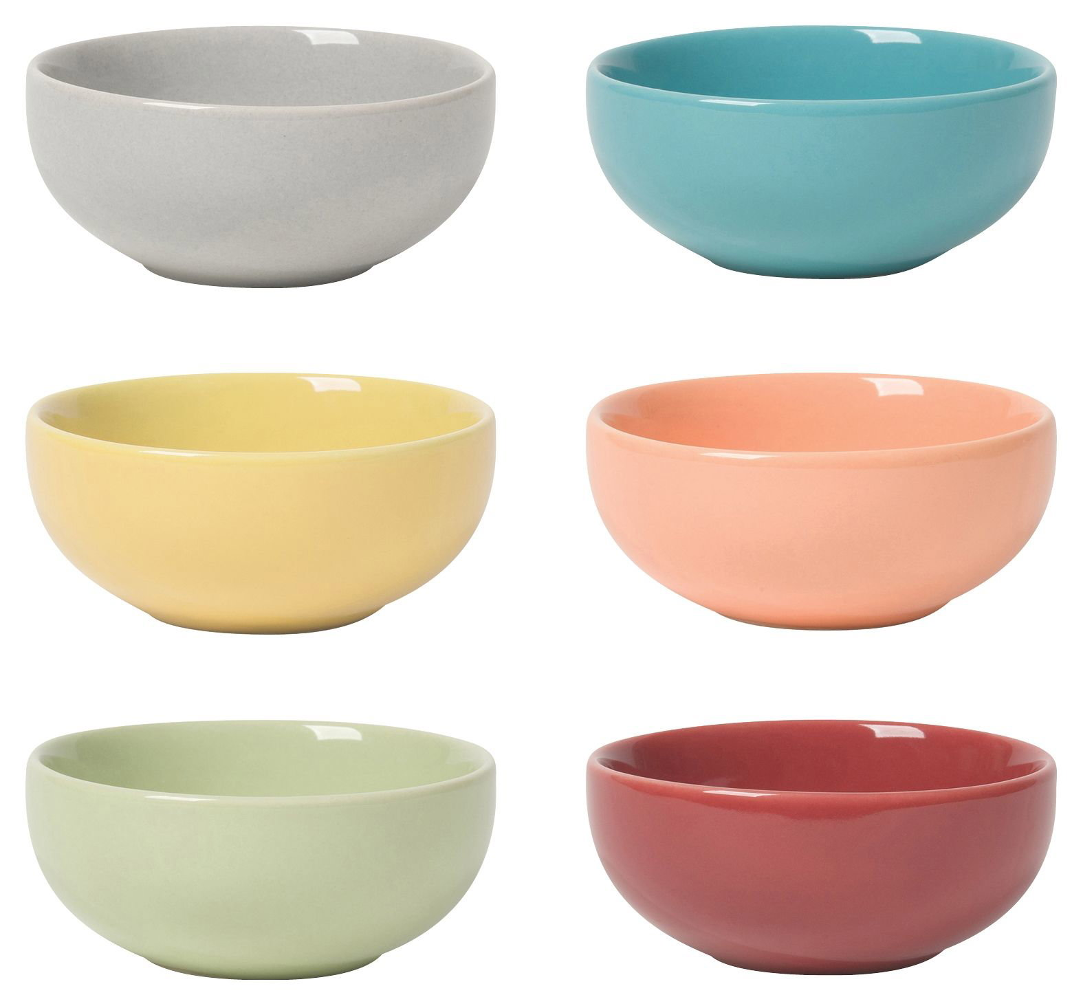 Pinch Bowls Modern Assorted (Set of 6), Now Designs by Danica