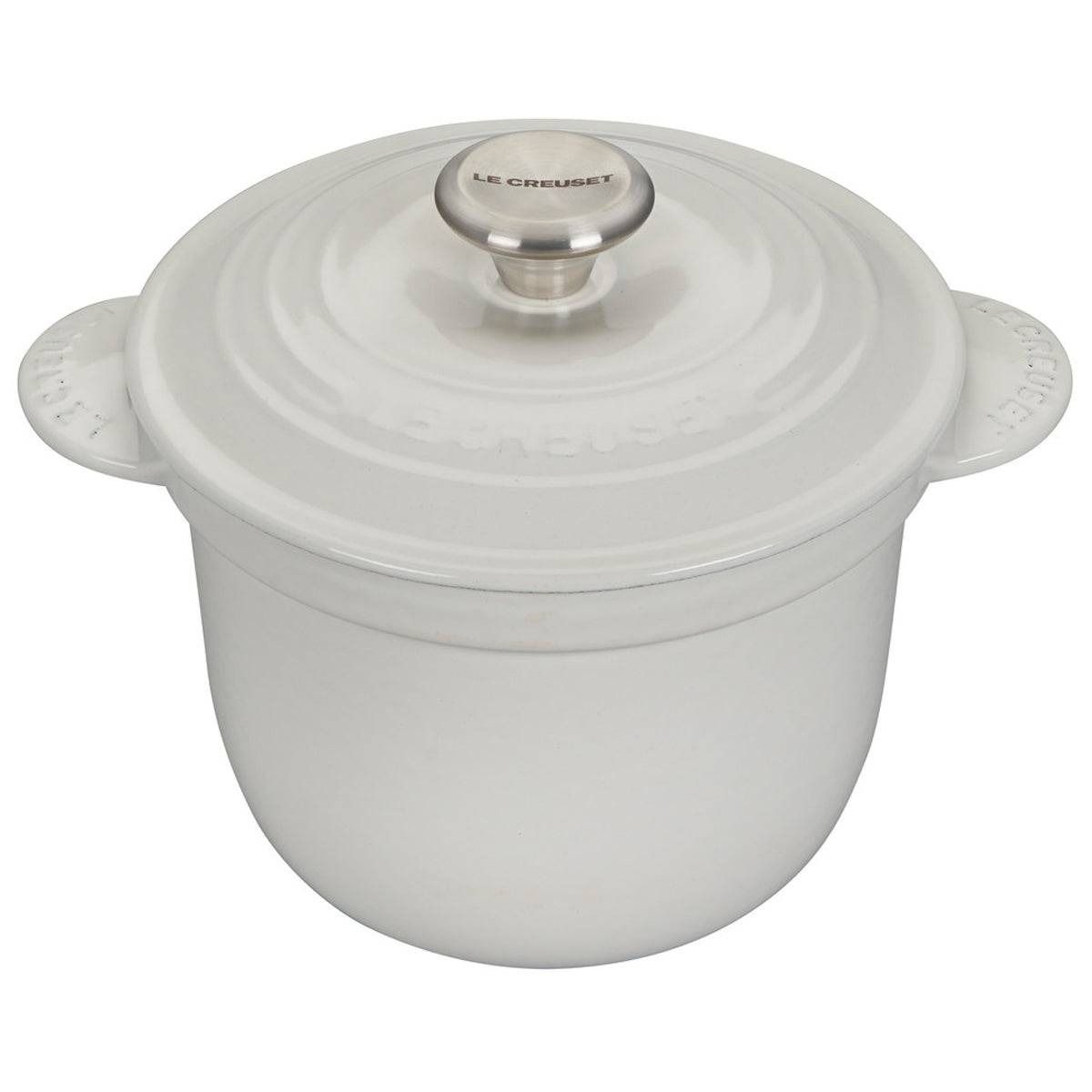 Cast Iron Rice Pot (White) | Le Creuset | Everything Kitchens