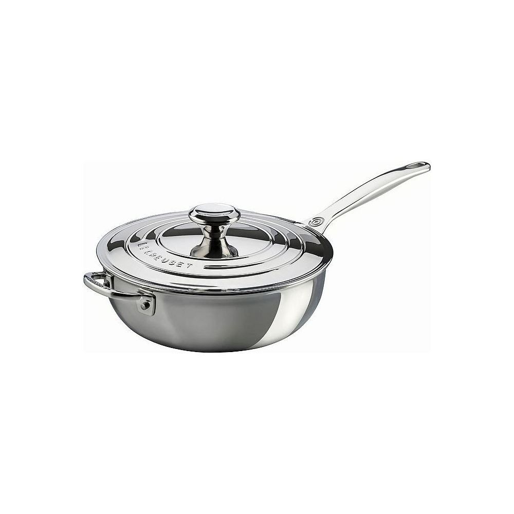Signature Stainless Steel 3.5-Quart Saucier Pan | Le Creuset