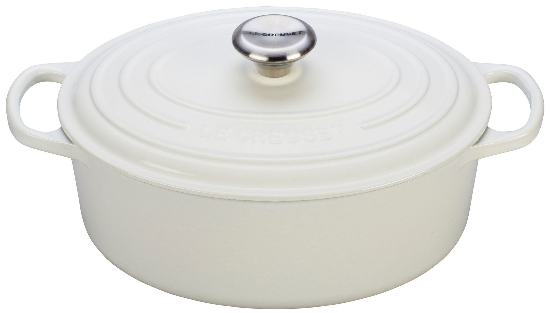 Le Creuset 5 qt. Signature Oval Dutch Oven - White | Everything
