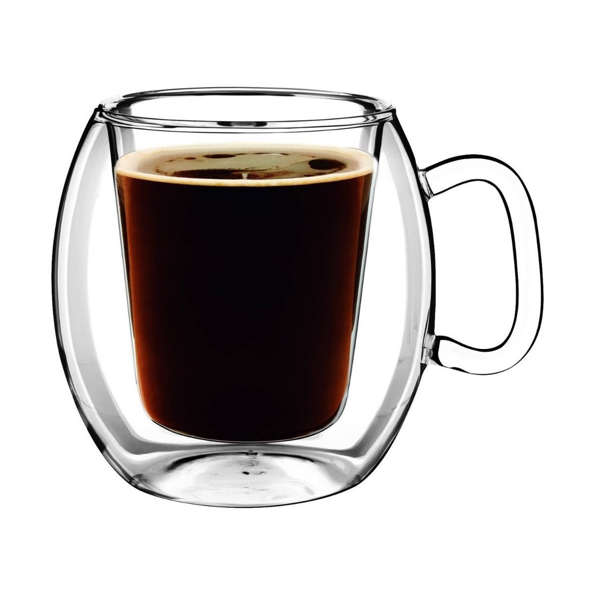 Luigi Bormioli Tea Mug, Coffee, 14 Ounces - 2 mugs