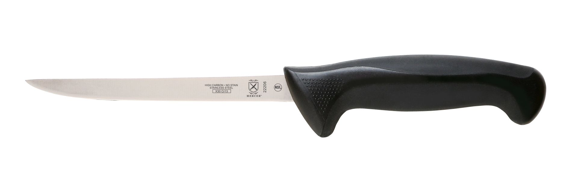 Mercer Millennia 7-Inch Santoku Knife - Black