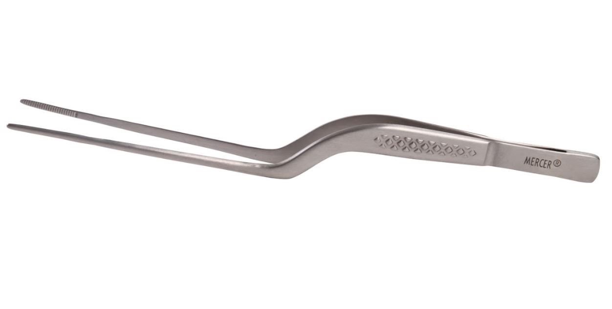 6 Stainless Steel Chef Precision Curved Plating Tongs - Modernist Pantry,  LLC