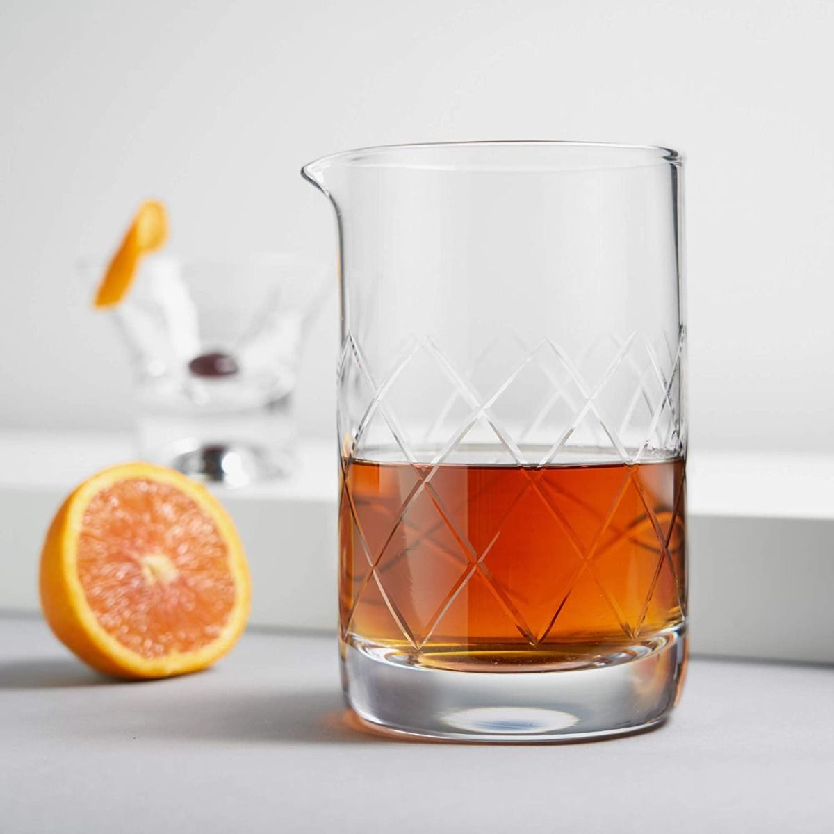 Viski® Professional Lead-Free Crystal Mixing Glass