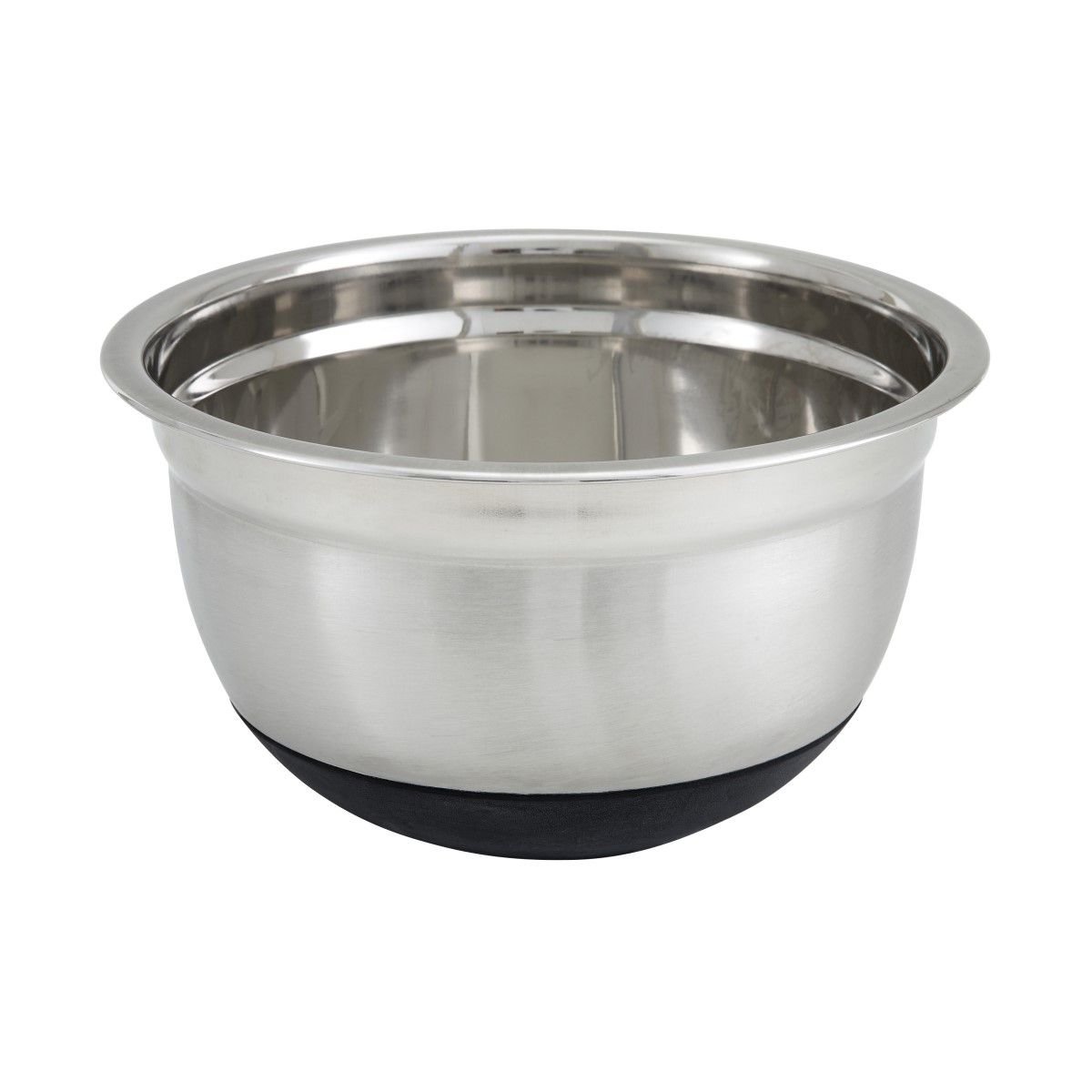 Mixing Bowl, 5 QT, Stainless Steel, Heavy Duty, Silicone Bottom, LIBERTY  WARE MB05SB