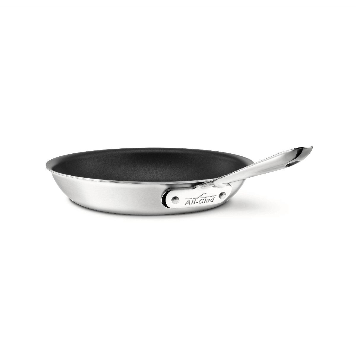 D5 Brushed Stainless Steel 10” Nonstick Fry Pan | All-Clad