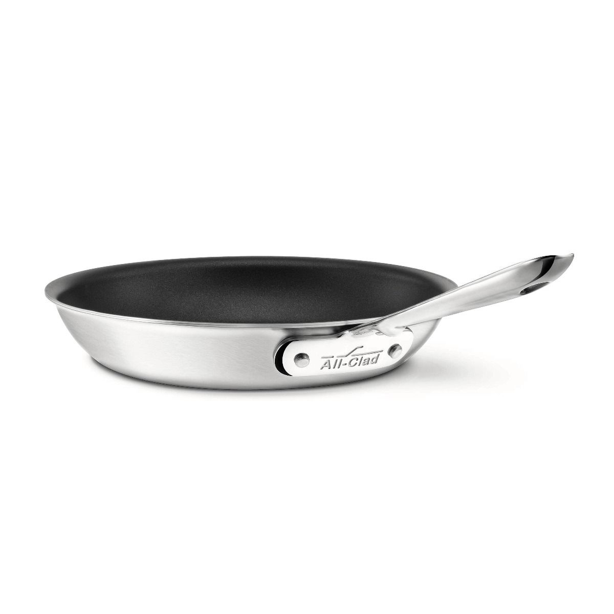 All Clad Stainless Steel 12 Fry Pan with Lid