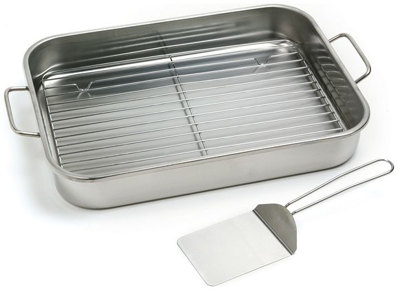 Norpro Stainless Steel Roaster Pan Set 272