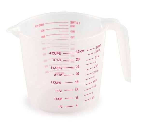 Norpro 3035 1-Cup Plastic Measuring Cup : : Home