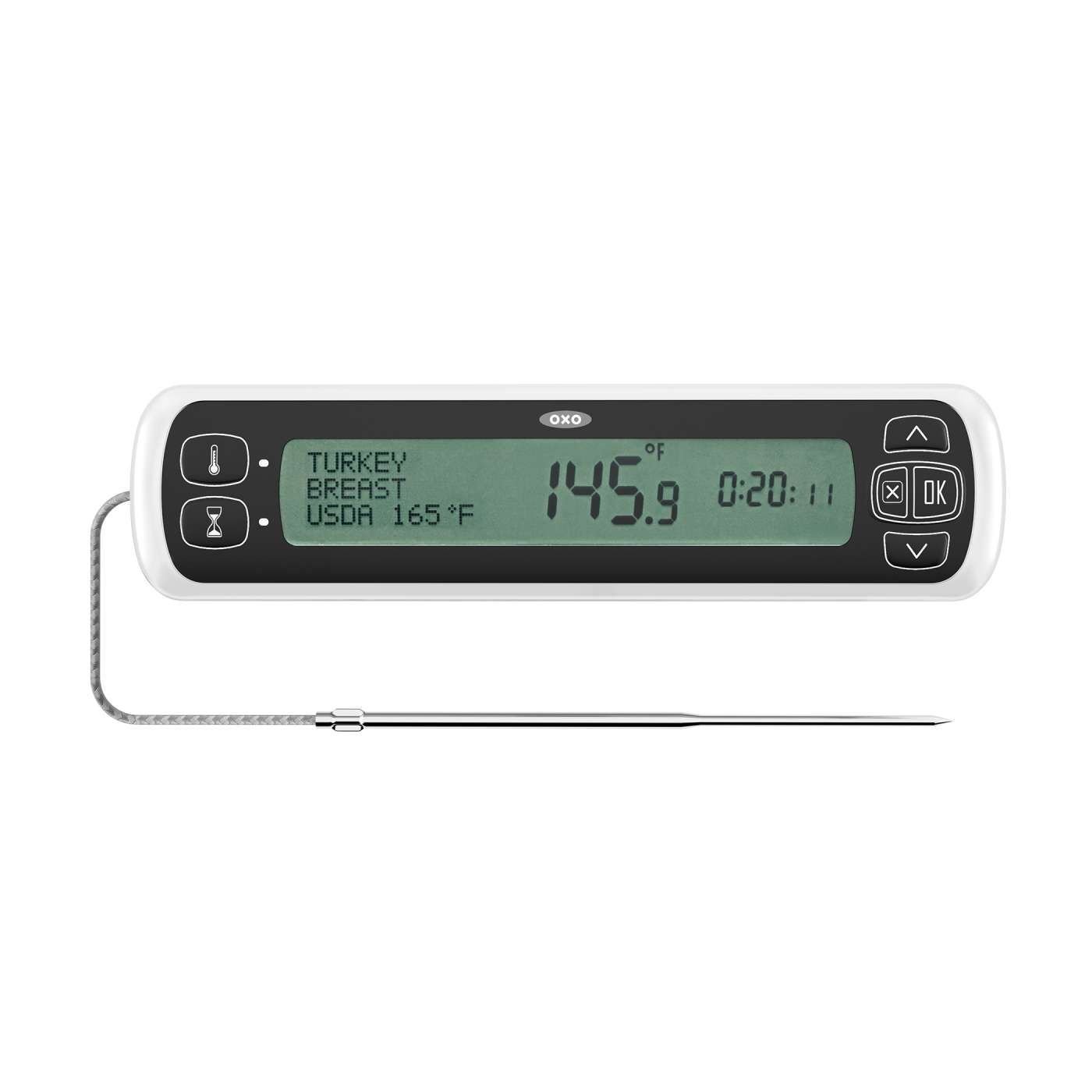 OXO Softworks Digital Display Instant Read Stainless Steel Food Thermometer  