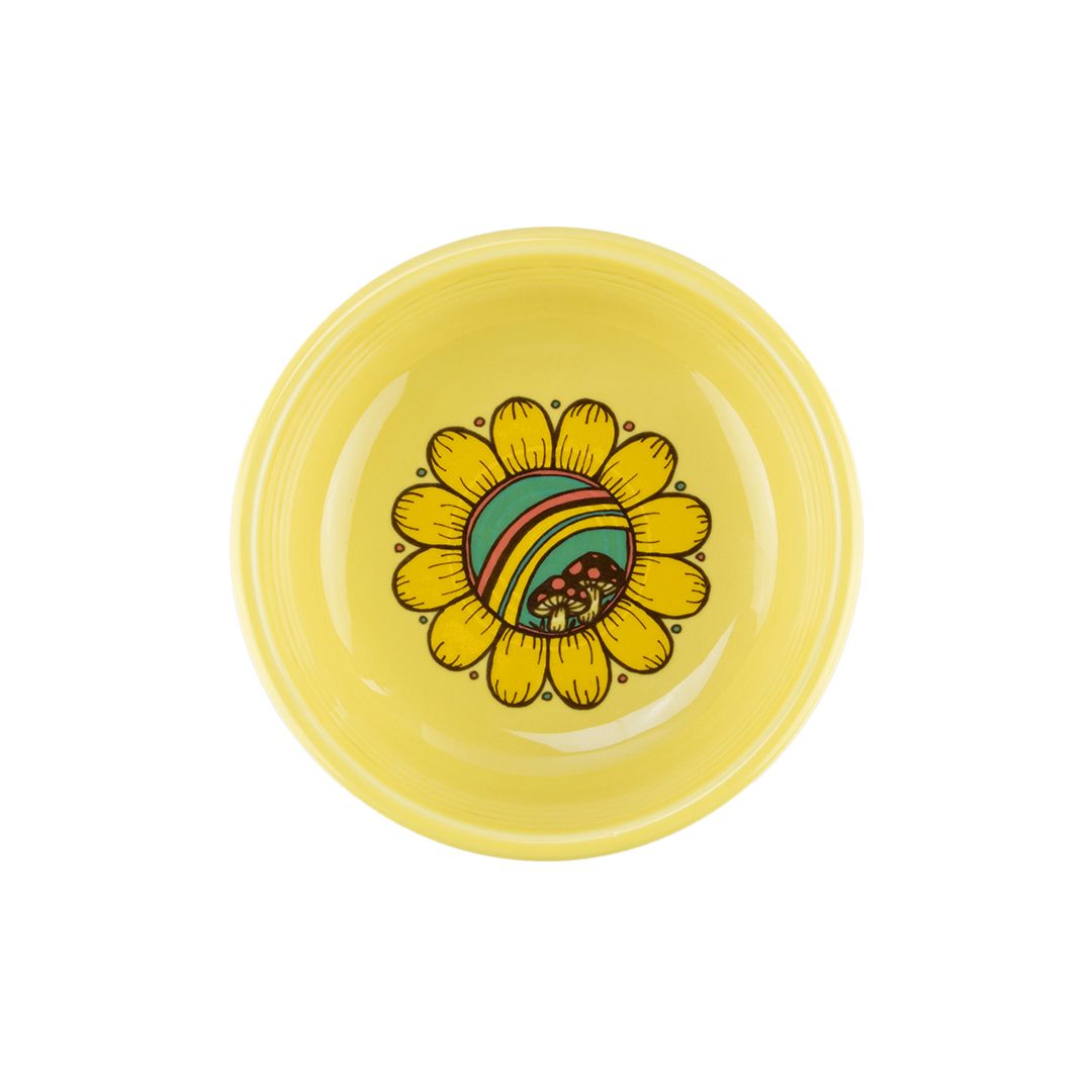 Fiesta® 14.25oz Small Bowl | Peace & Love (Sunflower)