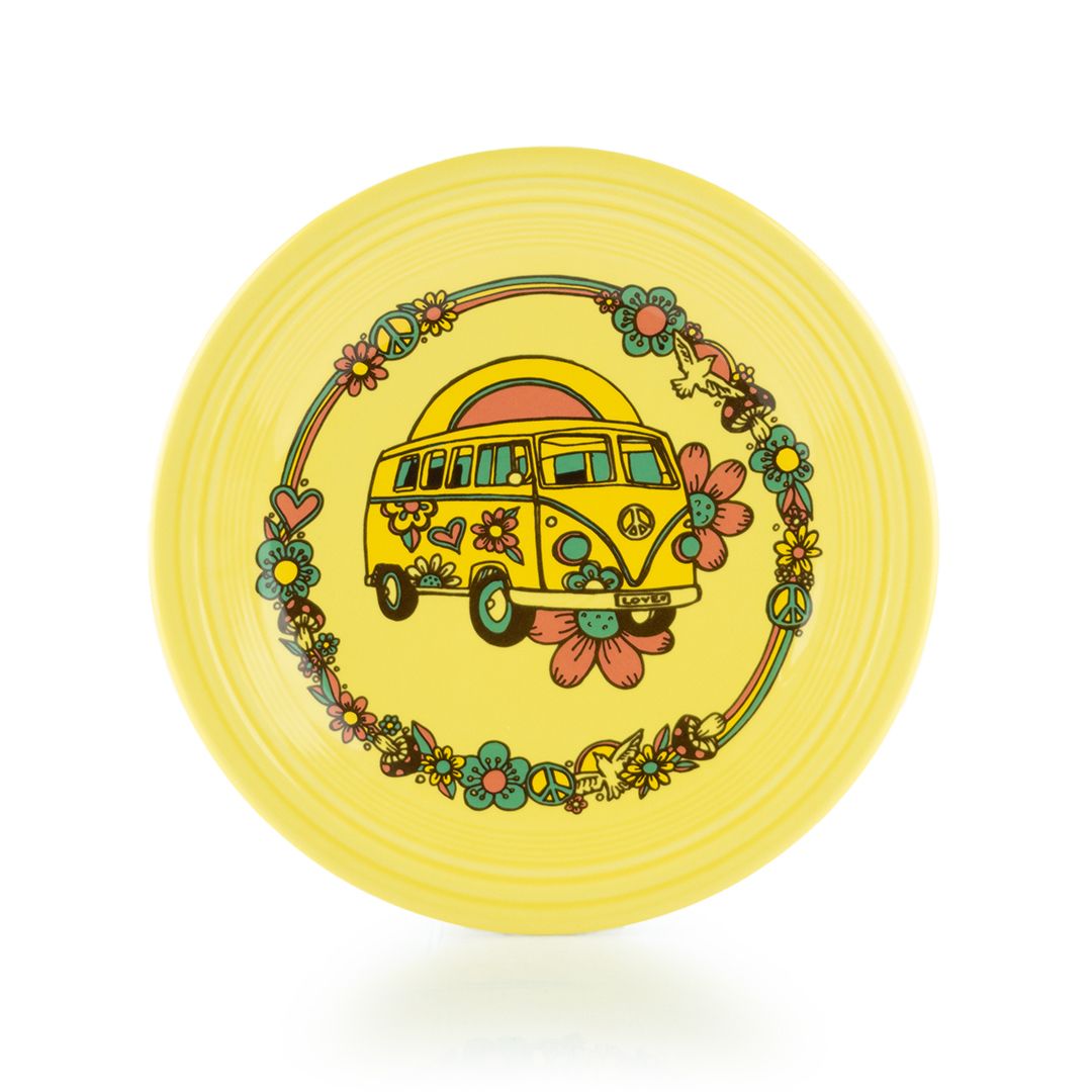 Fiesta® 10.5 Round Dinner Plate | Peace & Love (Sunflower)