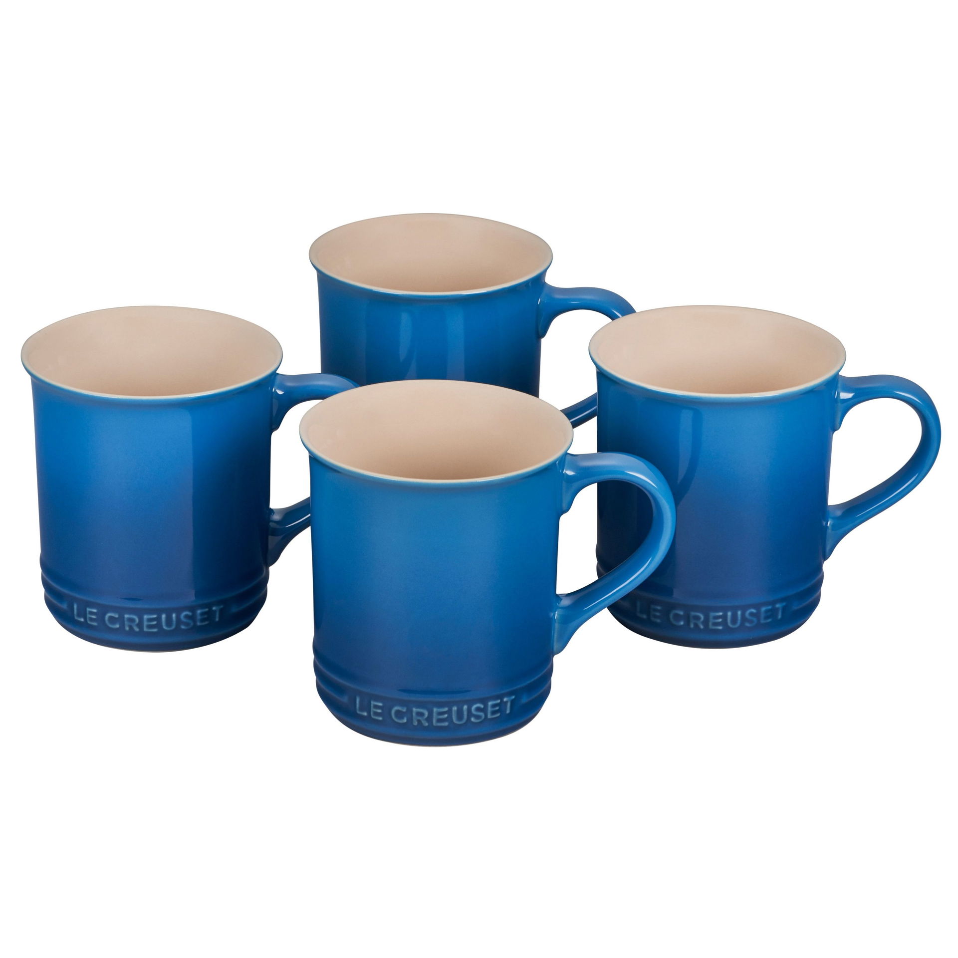 Vancouver 14oz Mugs (Set of 4 - Marseille Blue) | Le Creuset